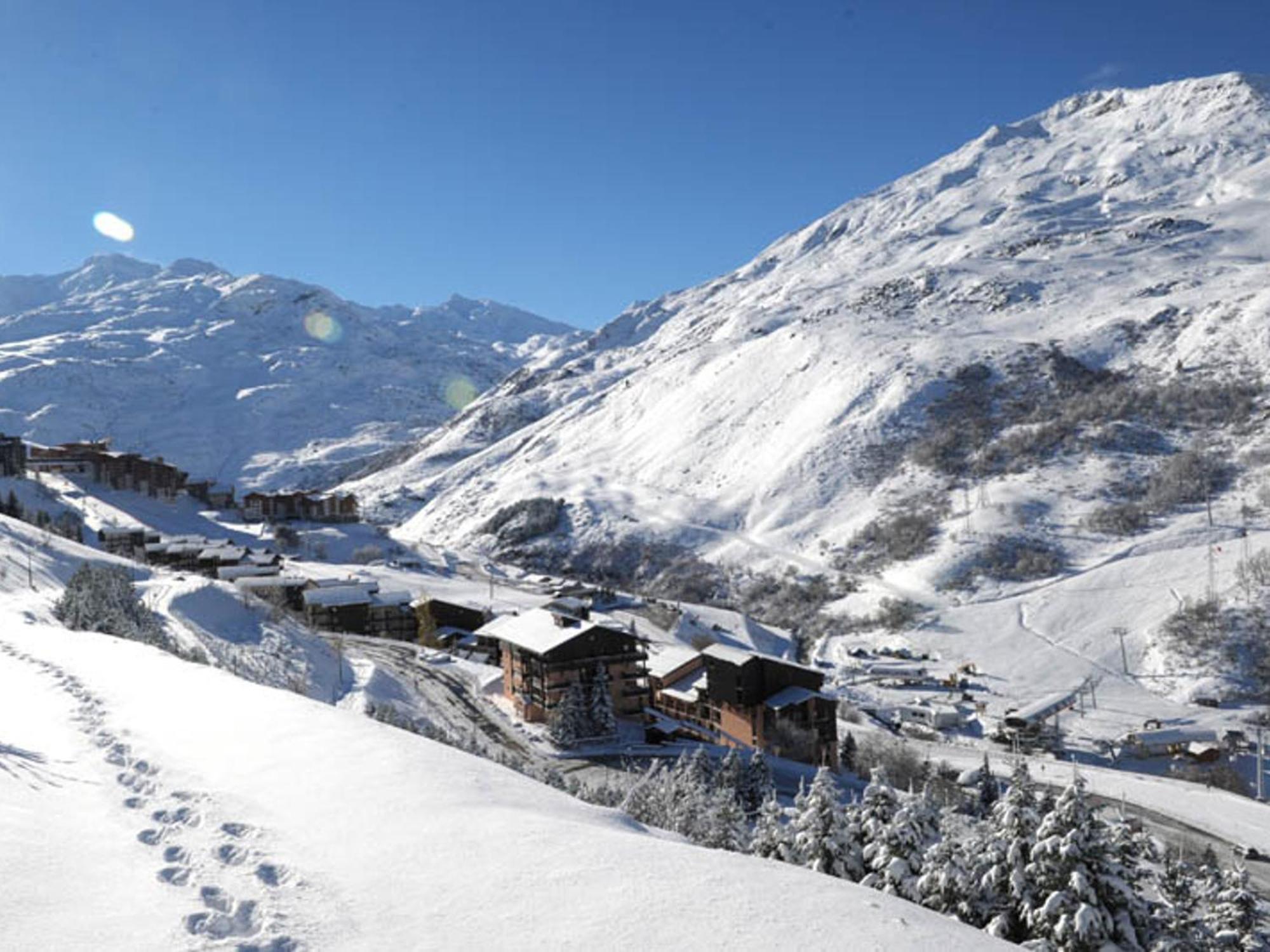 Studio Cabine Classique Aux Menuires, Proche Des Pistes - Fr-1-344-1228 سان-مارتن-دي-بيفيل المظهر الخارجي الصورة